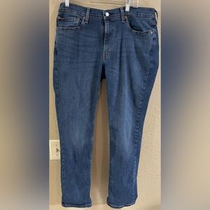 Levis 511 Mens Jeans Size 36x30 Reg Fit Straight Leg Blue Dark Wash Denim Adult